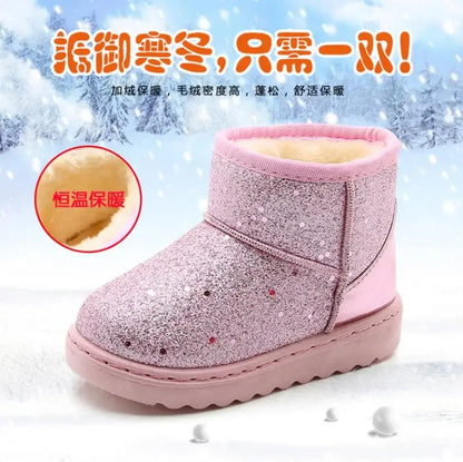 Girls Winter Fashion Boots ❄️👢 | PU Leather Ankle Boots