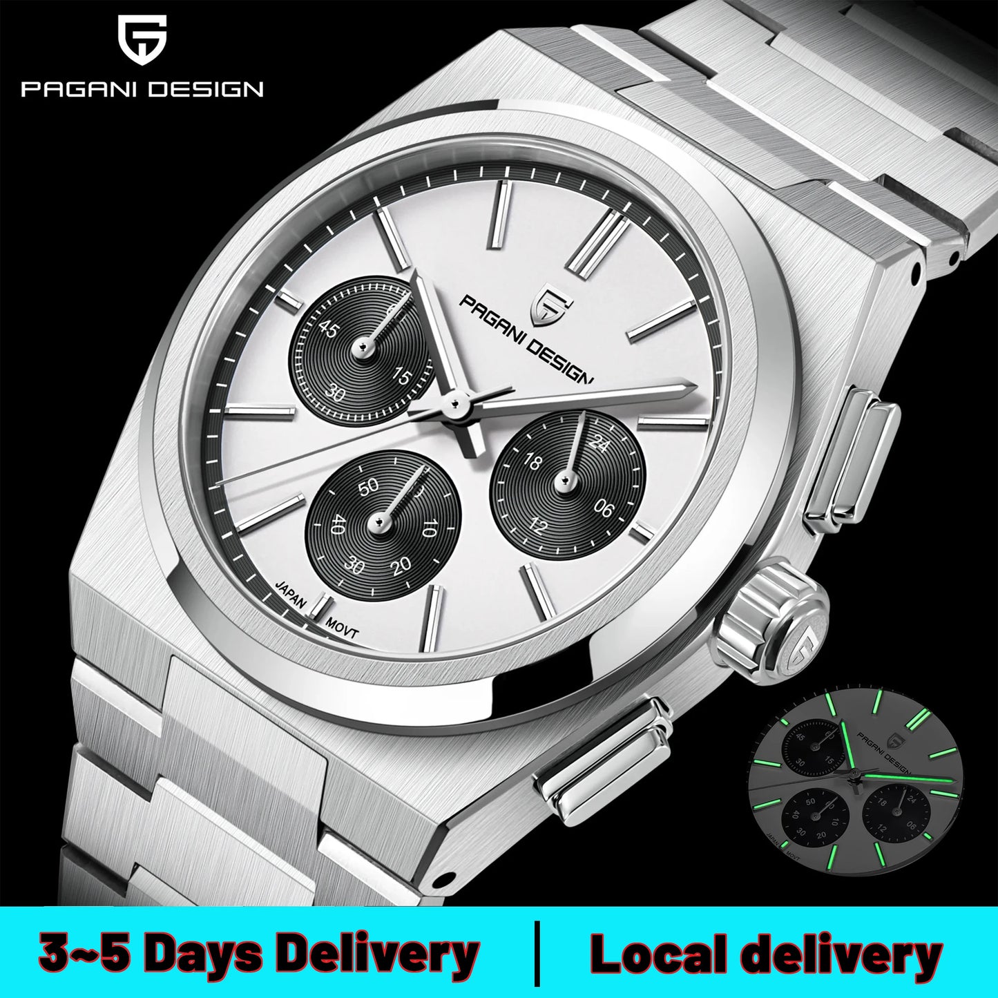 ⌚ Pagani Design PD1761 Quartz Chronograph Watch