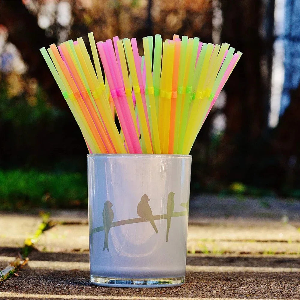 Reusable Colorful Drinking Straws 🍹 | Hygienic Bottle Straw