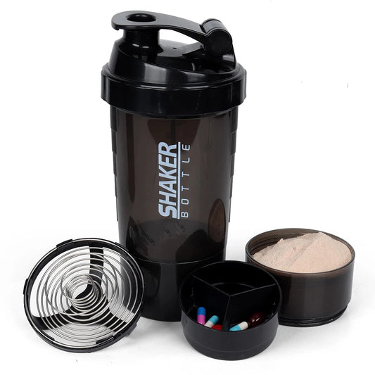 🥤 3 Layer Protein Shaker Bottle 💪🔥