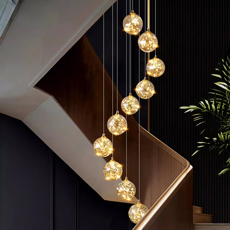 Nordic Pendant Hanging Chandelier Lamp