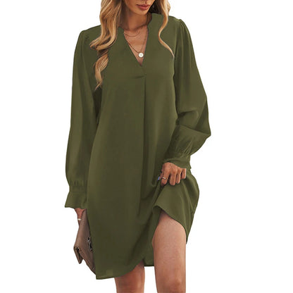 💃 Elegant V-Neck Mini Dress for Women