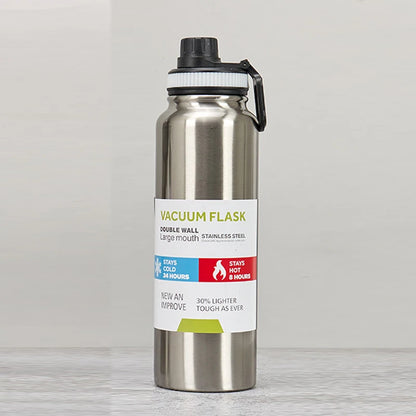 Glomexia Insulated Stainless Steel Water Bottle – 600ml to 1000ml