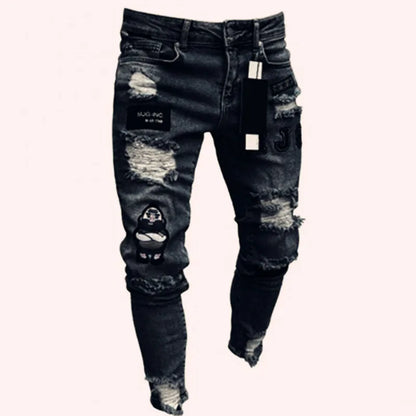 🌍 Glomexia– Men’s Casual Slim Fit Denim Jeans 👖🔥
