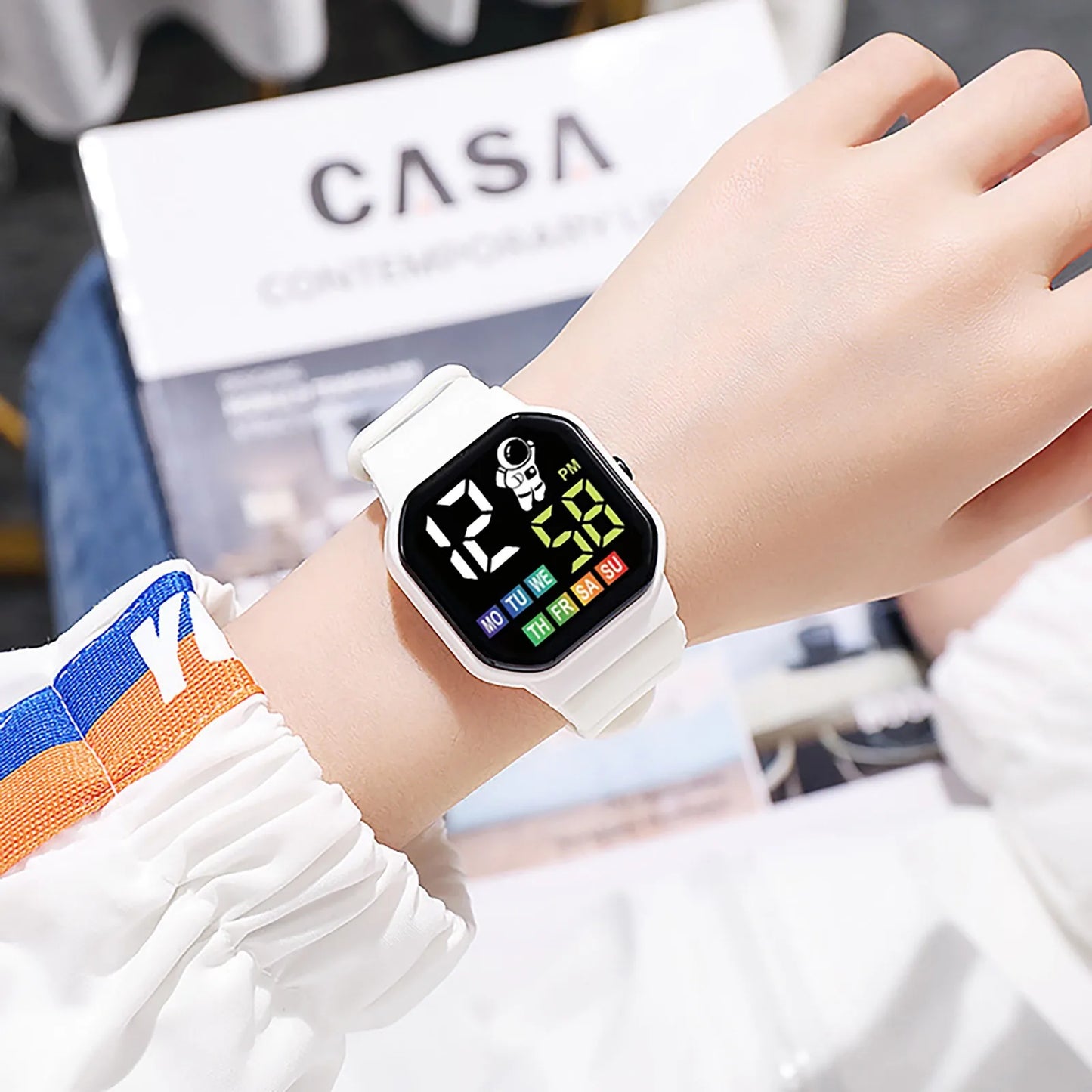 ⌚ Kids LED Smart Digital Watch – Waterproof Sports Style 💧✨