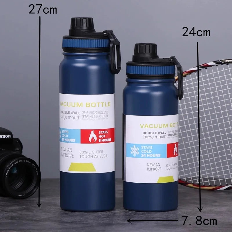 Glomexia Insulated Stainless Steel Water Bottle – 600ml to 1000ml