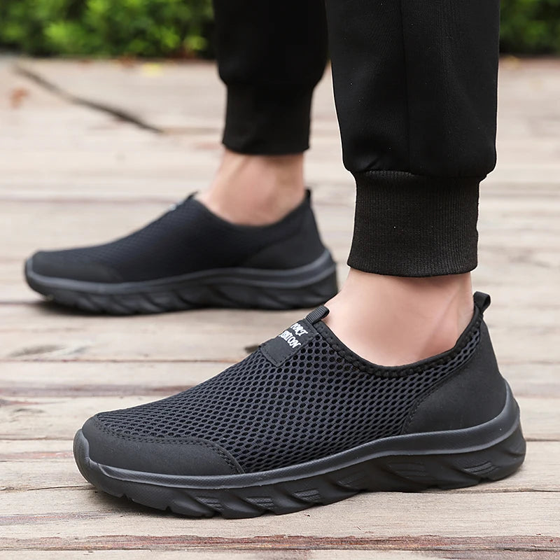 Glomexia Men Air Mesh Casual Shoes 👟 | Breathable Slip-On