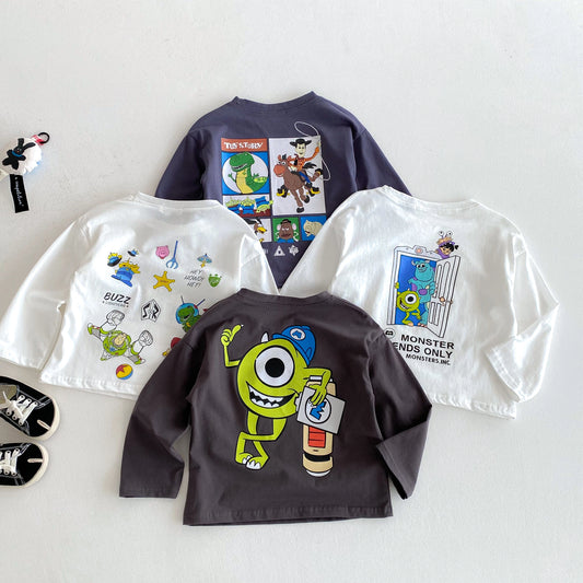 🧒🍂 Baby Cartoon Full Sleeve Top 👕✨