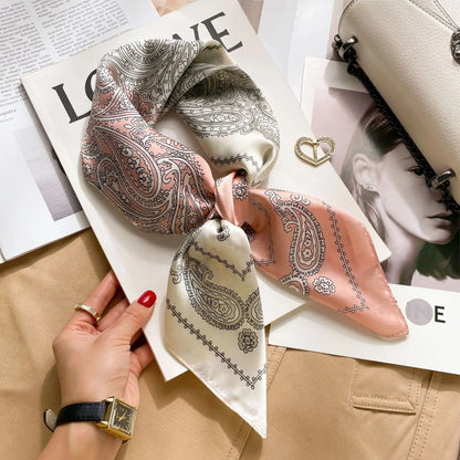 Women’s Luxury Silk Square Scarf Neckerchief
