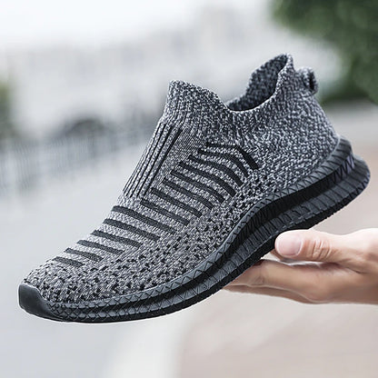 Men Breathable Slip-On Mesh Sneakers 👟