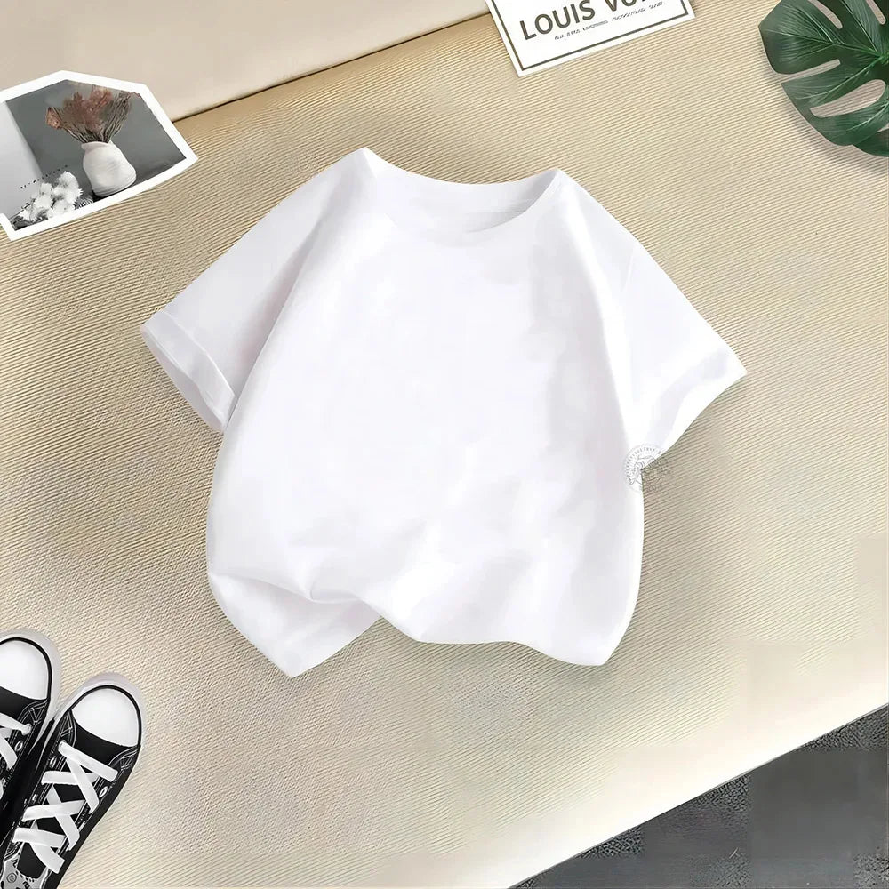 K-Pop Cartoon Kids Cotton Tee 🎵