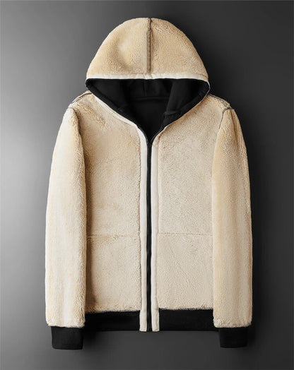 Men Winter Hooded Jacket ❄️ | Thick Warm Zip Coat