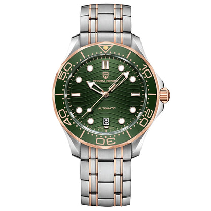 Men’s Automatic Diving Watch – Blue Dial Mechanical Wristwatch