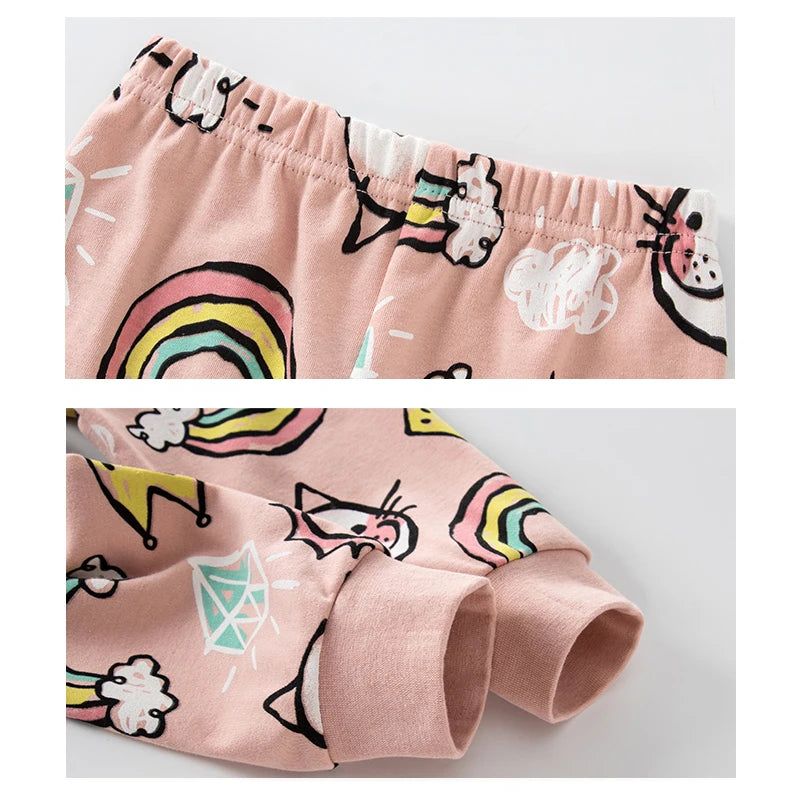 🧸 Boys Cartoon Cotton Pajama Set – Full Sleeve Nightwear