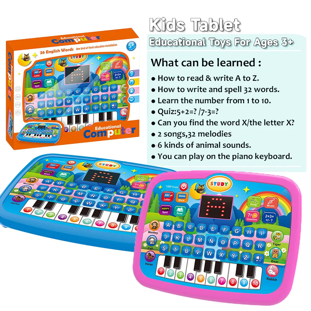 Premium Kids Learning Tablet – Educational Toy with Music