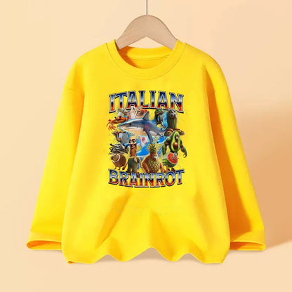 👕🎨 Kids Printed Full Sleeve Tee | Casual Comfort 😄