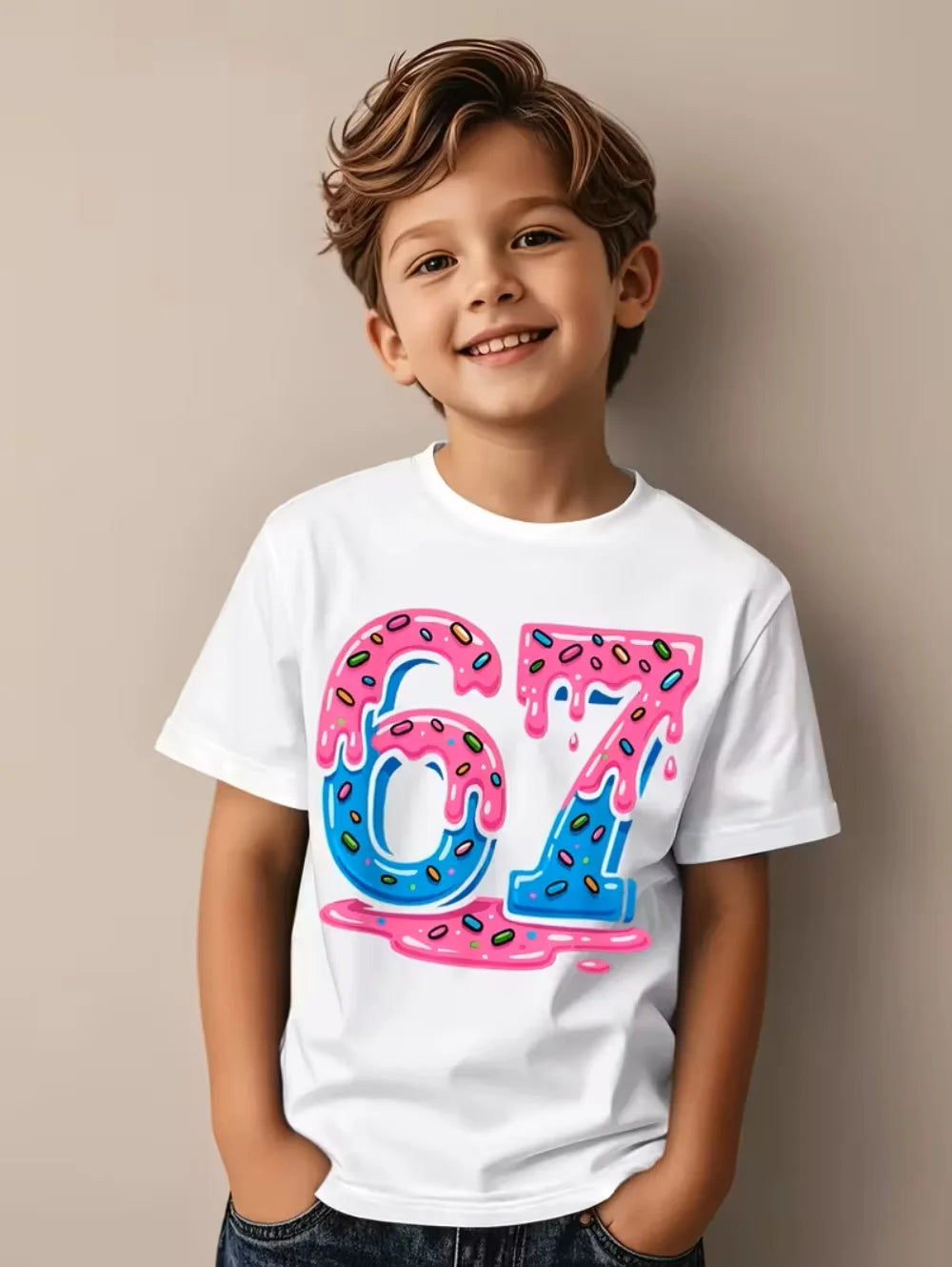 Kids Graphic Summer T-Shirt 🌈👦👧