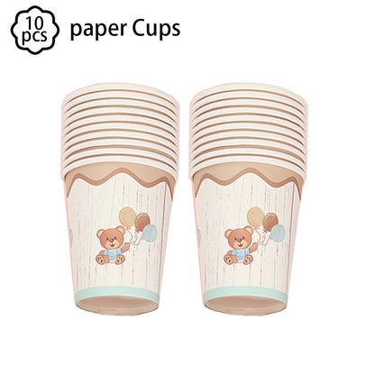 Premium Teddy Bear Birthday Balloon Decoration Set