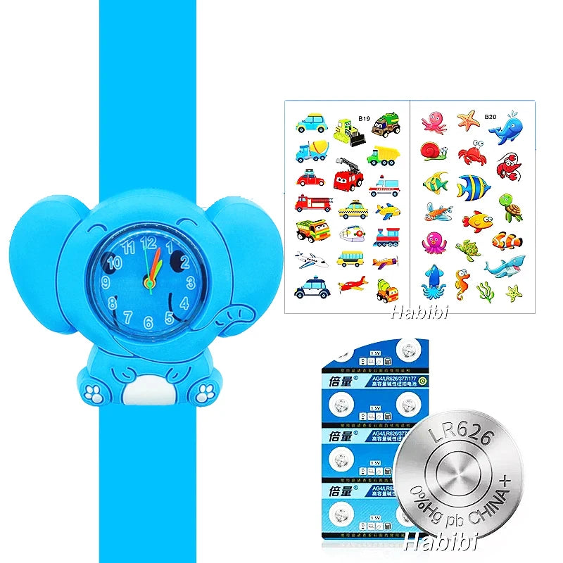 🌍 Glomexia – Kids Silicone Quartz Watch ⌚🧒