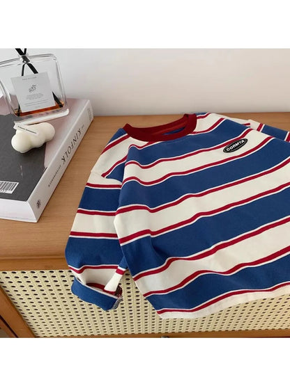 👶👕 Kids Stripe Full Sleeve Tee 🍂✨