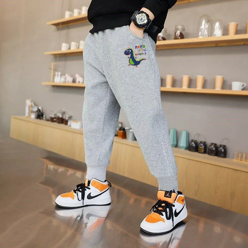 Premium Cartoon Car Cotton Sweatpants for Kids