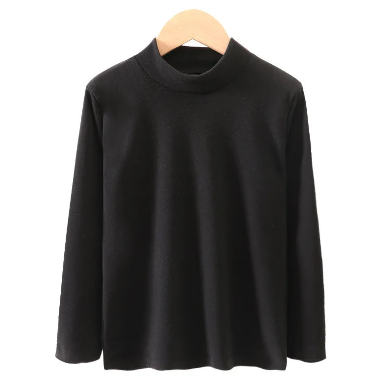 Premium Kids Winter Thermal Turtleneck Fleece Top