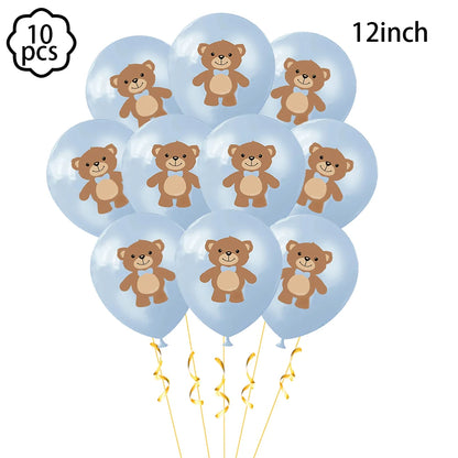 Premium Teddy Bear Birthday Balloon Decoration Set