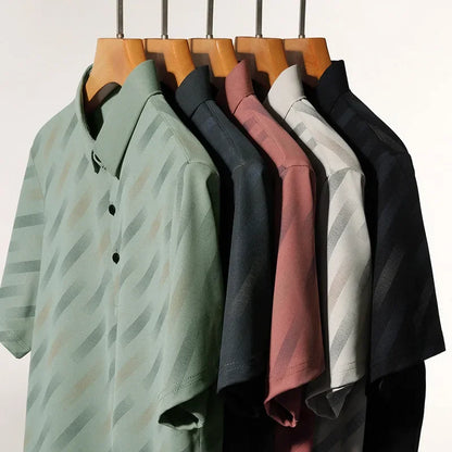 👔✨ Men’s Printed Polo Shirt | Business Casual 😎