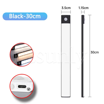 🌙💡 USB Motion Sensor Cabinet Light | Rechargeable ✨
