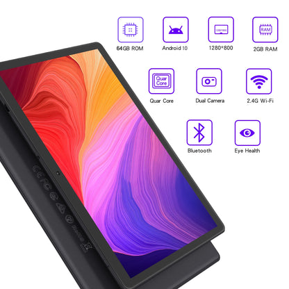 PRITOM 10.1-Inch Android 13 Tablet 📱 | 3G SIM | 64GB | Dual Camera