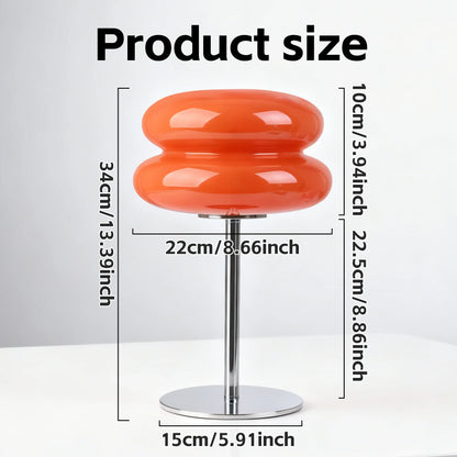 Macaron Glass Table Lamp – Tricolor Dimming