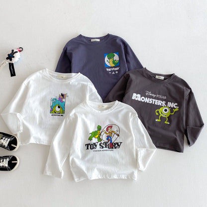 🧒🍂 Baby Cartoon Full Sleeve Top 👕✨
