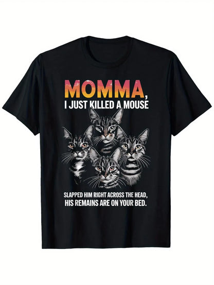 🐱 Funny Cat Graphic Oversized Tee | Street Style 😎