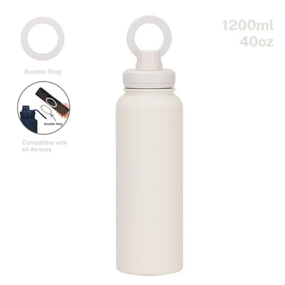 PuraCool 1200ml Stainless Steel Insulated Water Bottle 💧 | Sports & Travel Flask