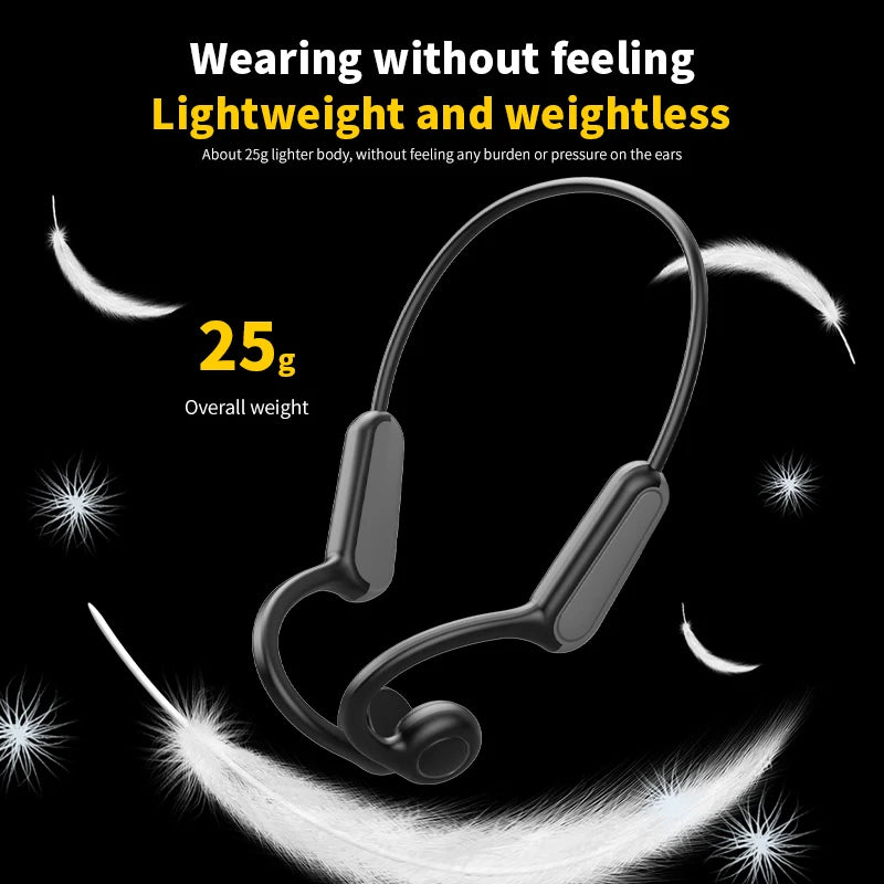 Premium Wireless Bone Conduction Earbuds – Bluetooth 5.0 Waterproof
