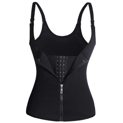 👚🔥 Women’s Zipper Waist Trainer Tank Top ✨