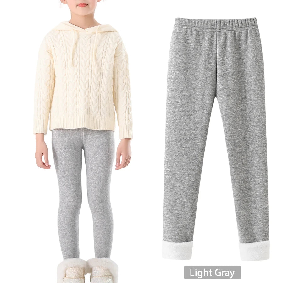 ❄️ CozyFlex Girls Thermal Leggings 🧦