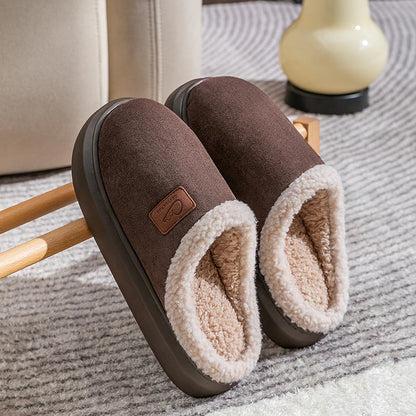Women Winter Platform Slippers ❄️🥿 | Plush Faux Suede