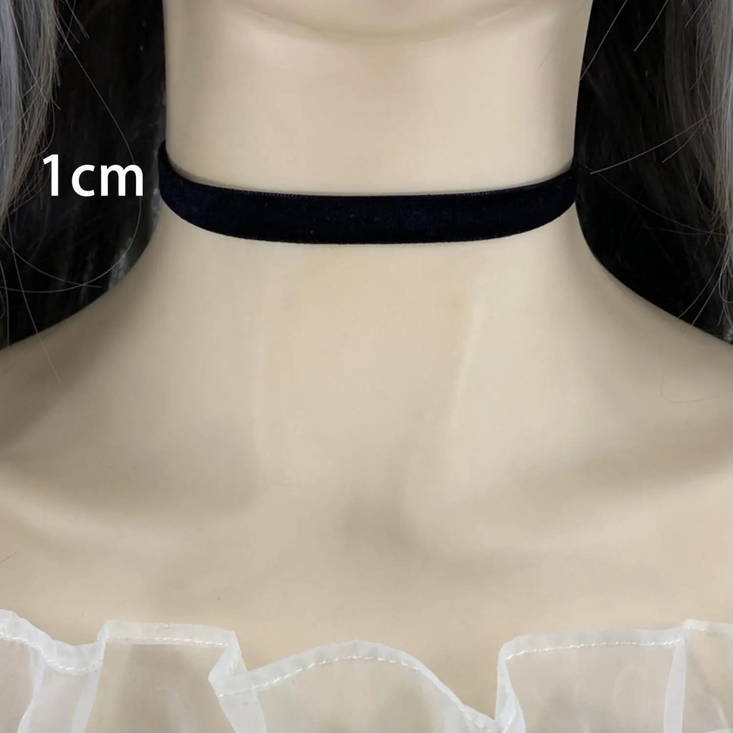 Black Velvet Gothic Choker Necklace
