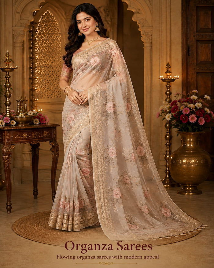 Organza Sarees