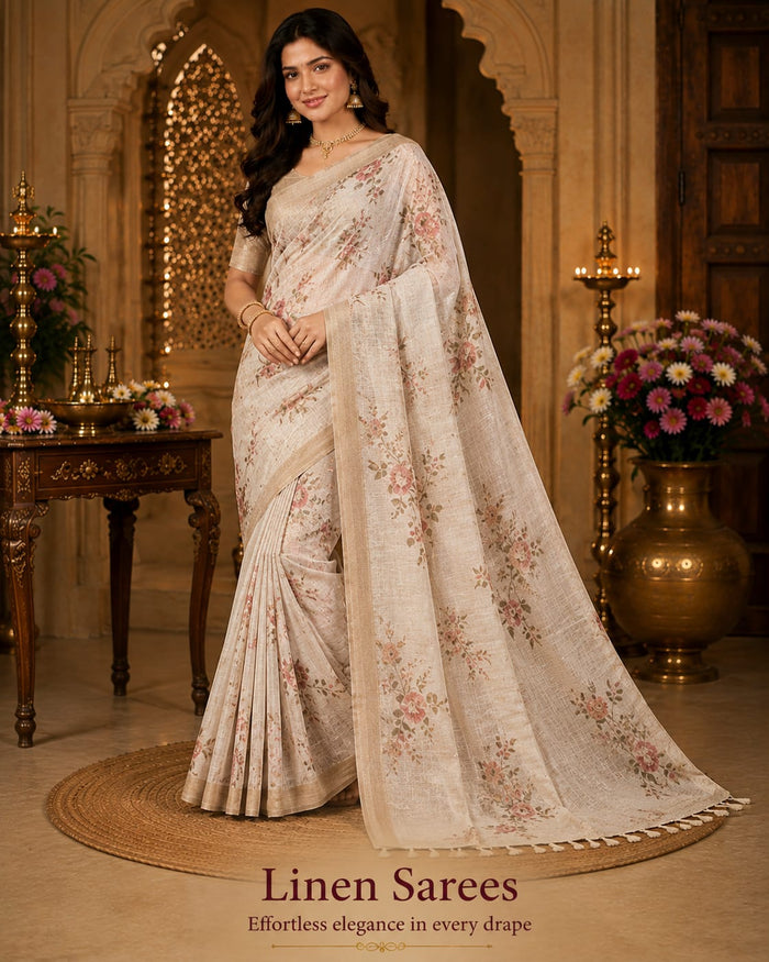 Linen Sarees
