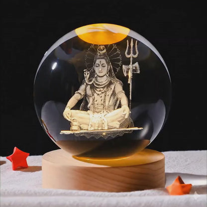 Shiv Crystal LED Lamp