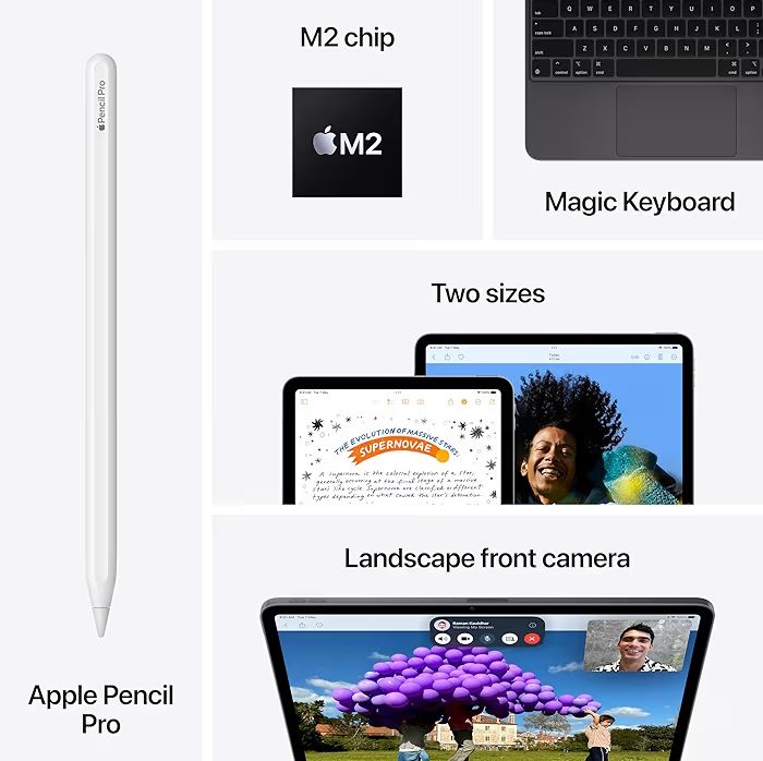 📱 Apple iPad Air 11” (M2) – Liquid Retina, 512GB, Wi-Fi 6E, All-Day Battery