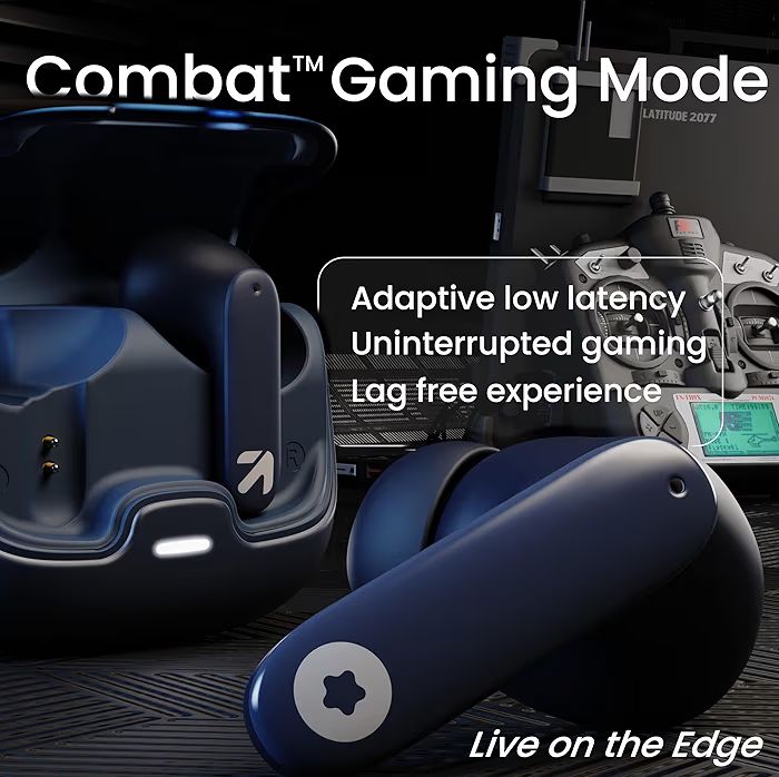 🎧 GOBOLT Z40 TWS Wireless Earbuds – 60H Playtime, ENC Mic, Low Latency Gaming, Type-C Fast Charging
