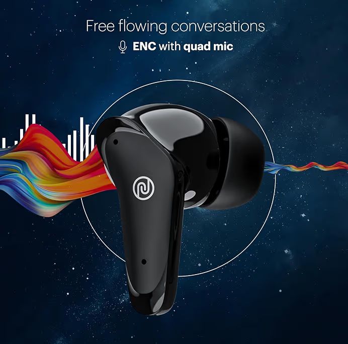 🎧 Noise Buds VS102 Plus Wireless Earbuds – 70H Playtime, Quad Mic ENC, Bluetooth v5.3