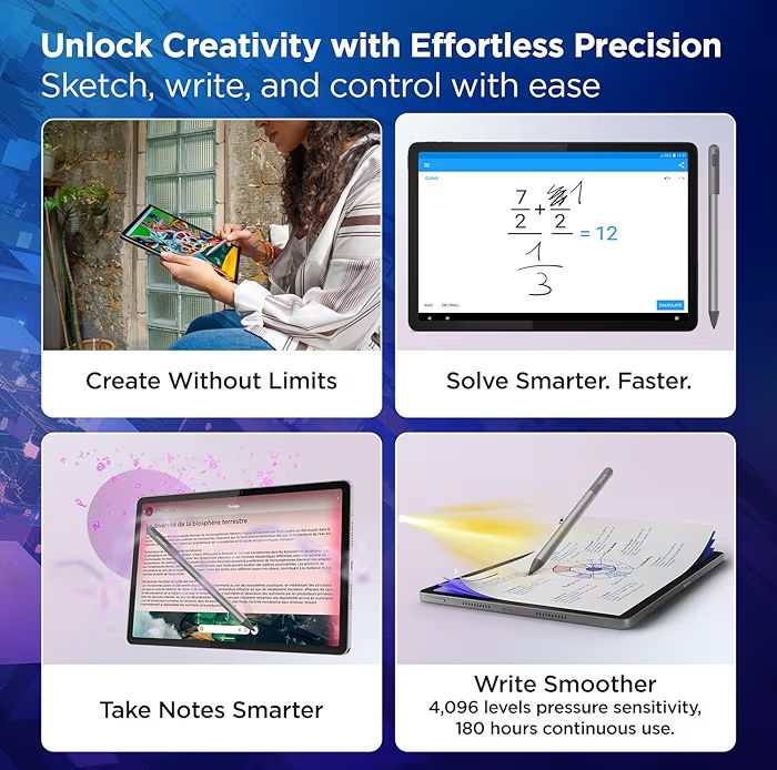 📱 Lenovo Idea Tab (11”) – 2.5K Display, 8GB RAM, 7040mAh Battery