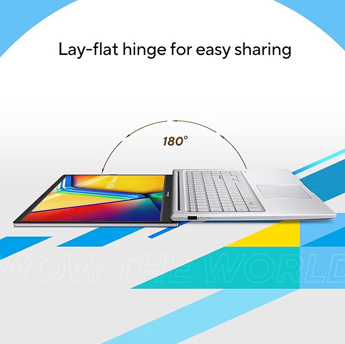 💻 ASUS Vivobook 15 – i3 13th Gen, 12GB RAM, 512GB SSD, FHD Display, Thin & Light Laptop