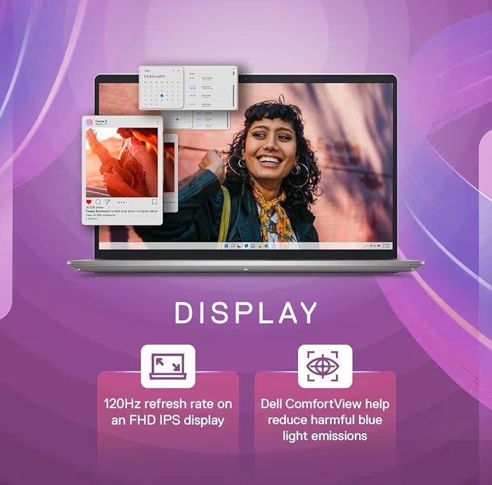 💻 Dell 15 (Inspiron) Laptop – i5 13th Gen, 16GB RAM, 1TB SSD, FHD Display, Backlit Keyboard