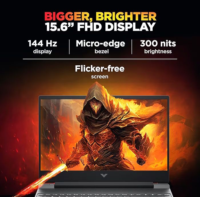 💻 HP Victus Gaming Laptop – i5 13th Gen, RTX 3050 (6GB), 16GB RAM, 144Hz Display