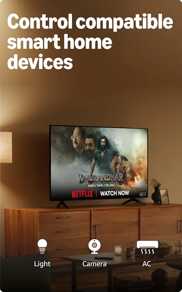 Amazon Fire TV Stick 4K Select (newest model), start streaming in 4K, Alexa voice search, stream lakhs of movies & episodes, free and live TV